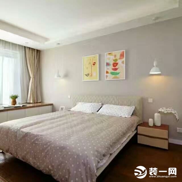 重庆天怡美装饰—江与城  简约风格 115平方卧室装修效果图
