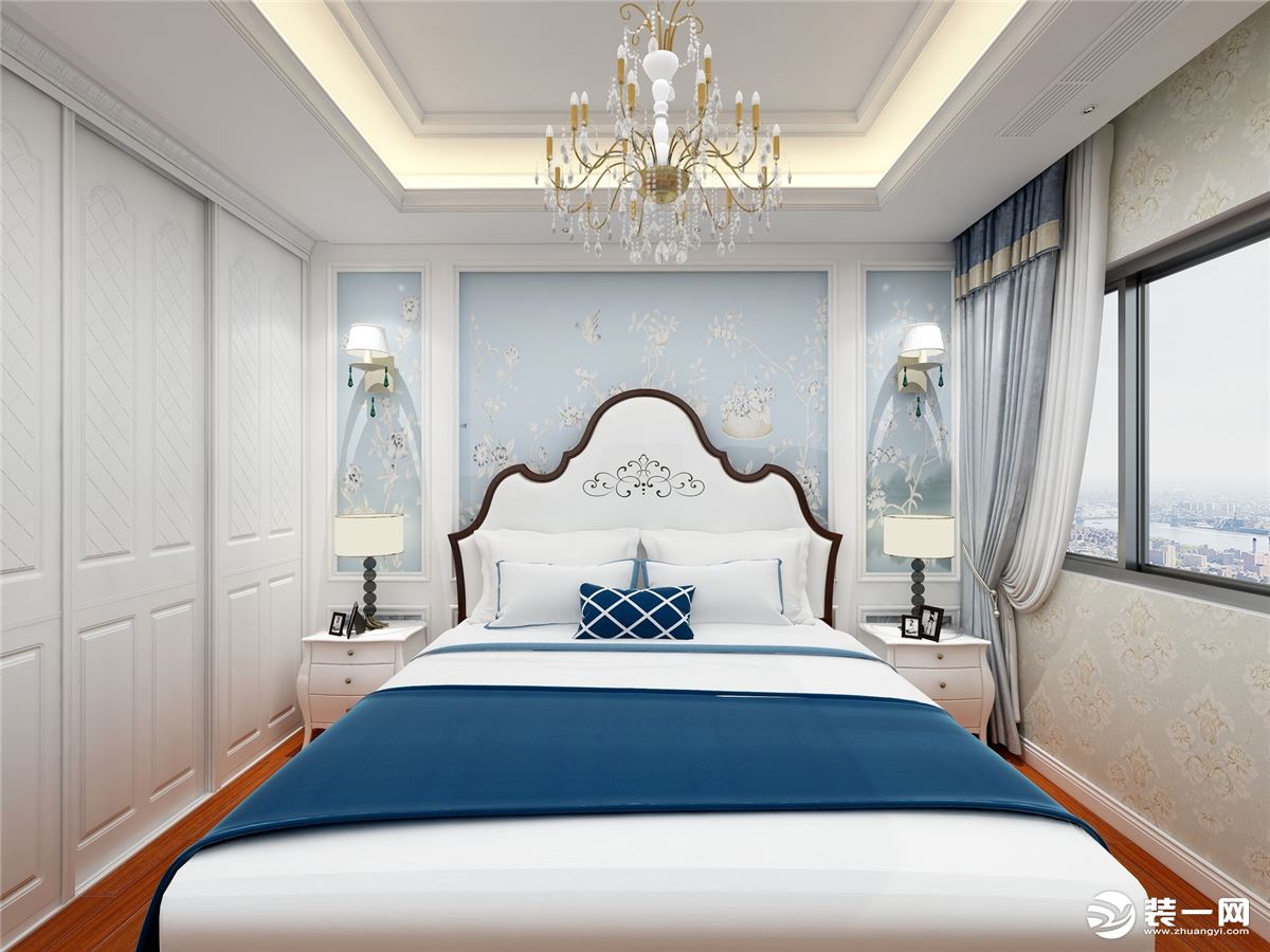 重庆天怡美装饰—春森彼岸  176平方  欧式风格卧室效果图