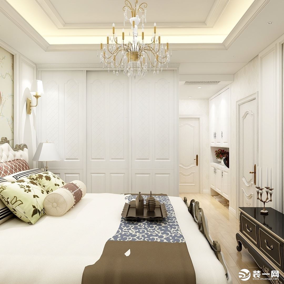 重庆天怡美装饰—春森彼岸  176平方  欧式风格卧室效果图
