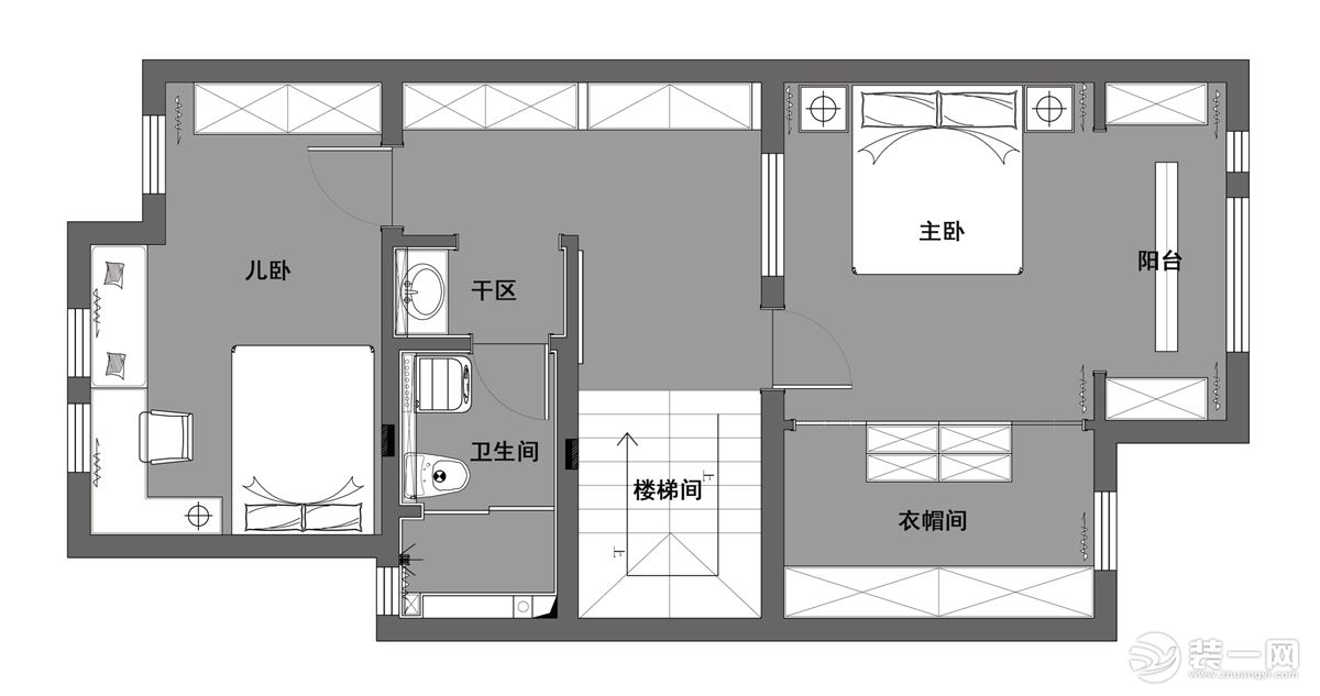 二層平面布置圖