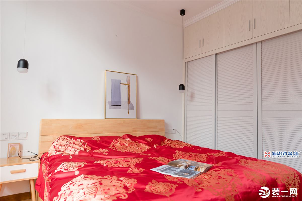 珠江太阳城|90m²（北欧风格）卧室完工效果