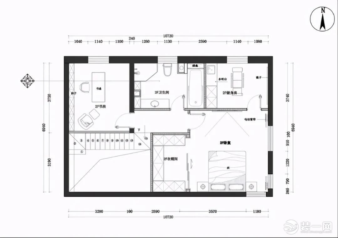 【平面布置规划】二层