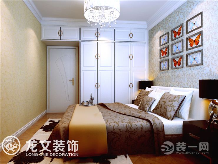 郑州正商华钻-89平两居室美式卧室