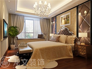 郑州中州大学家属院102平两居室欧式经典卧室