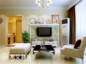 郑州正商华钻-89平两居室美式 -装修效果图-