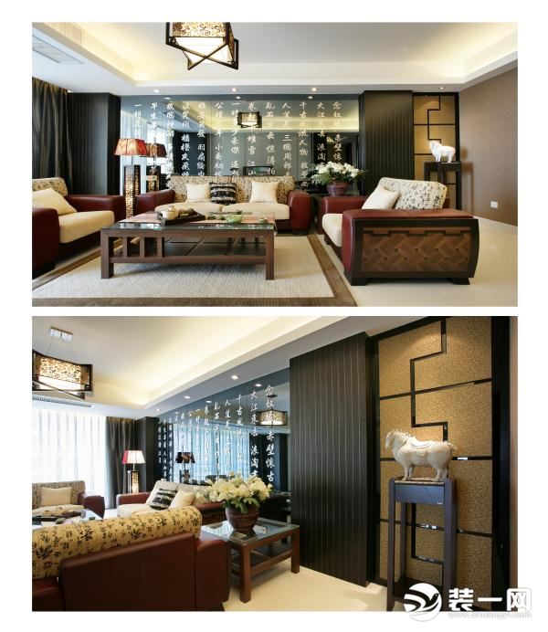 珠海荣泰河庭三居室100平中式风格卧室