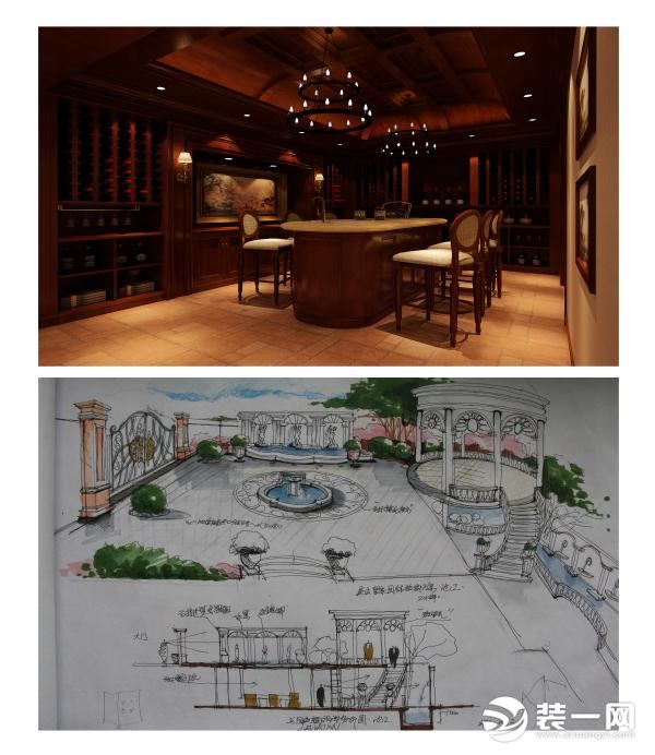 珠海澜怡居三居室100平法式风格餐厅