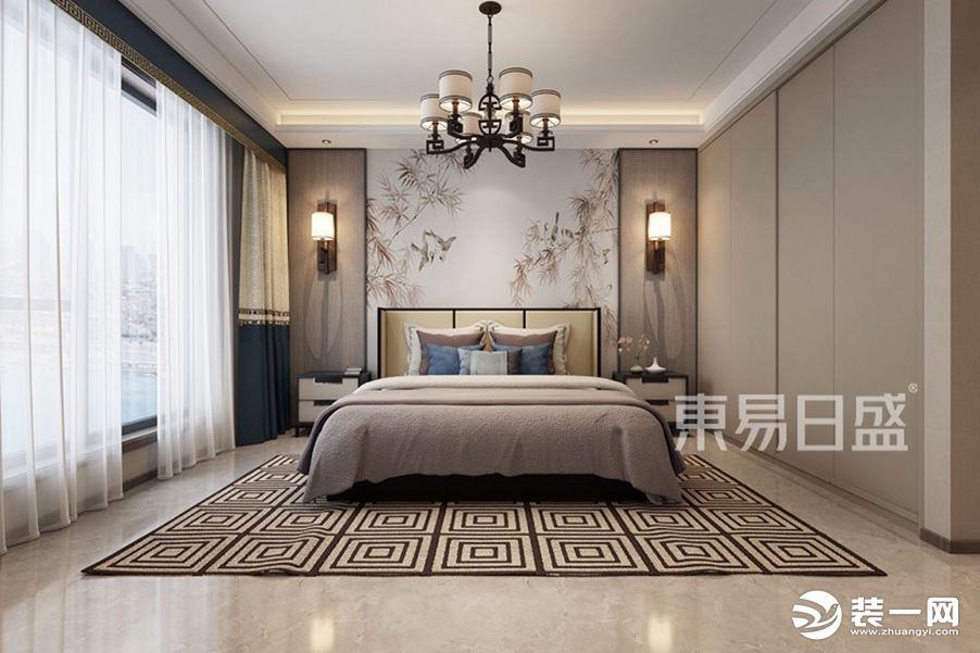 新中式风格卧室装修设计