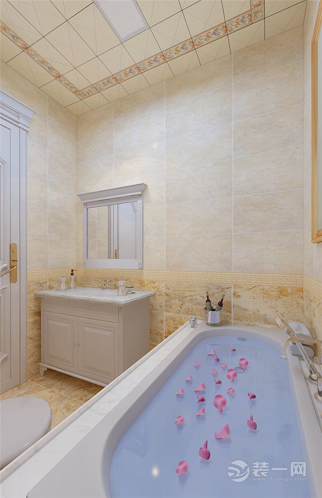 哈尔滨善上居119平米三居室欧式风格浴室