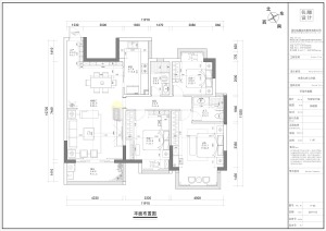 丰泰裕田花园-新中式-平层-120平-32万-平面设计图