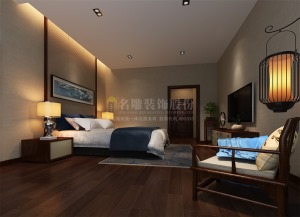 东莞星河传说-中式风格-四居室-卧室装修效果图