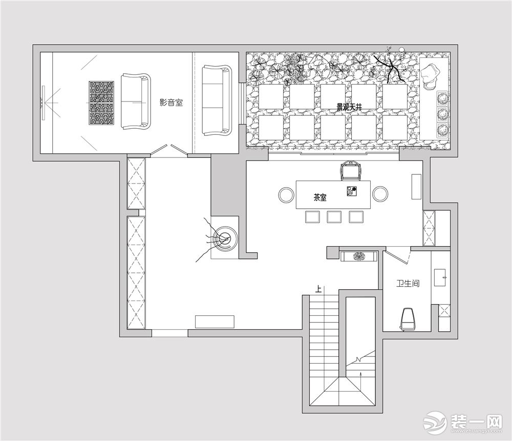 华润桃源里250平方地复新中式设计方案