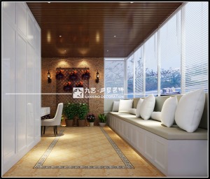 130平三居室古典欧式风格休闲区装修效果图