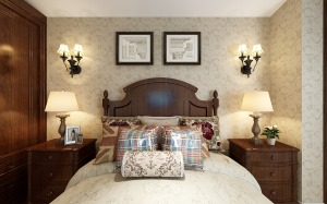卧室   实木，古铜，优雅且静谧。