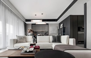 重庆美的家装饰-120m2首地江山赋-现代简约风格 极美！