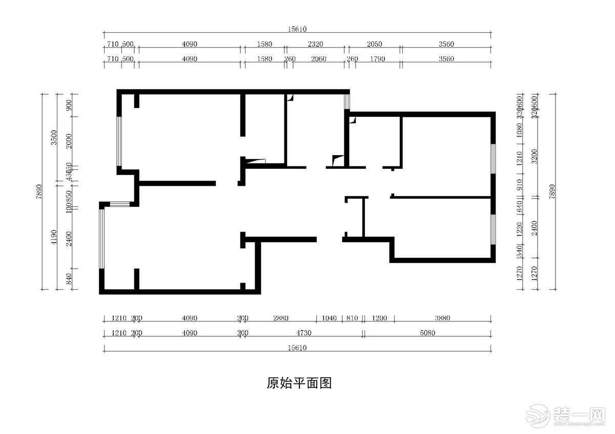 北京业之峰装饰双清苑113平新中式风格案例