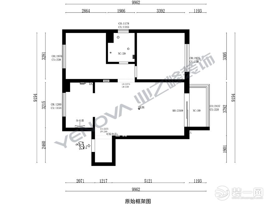 總結(jié)：方案體現(xiàn)北歐方案風(fēng)格，客廳拼花墻漆 開(kāi)放廚房八角磚與客廳原木色地板搭配，主臥墨綠大膽墻漆，都體