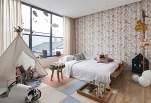新风社区67平三居室北欧风格装修效果图儿童房