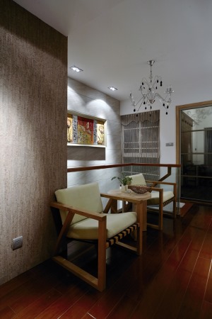 香山自建房148平复式新中式风格效果图-休闲区
