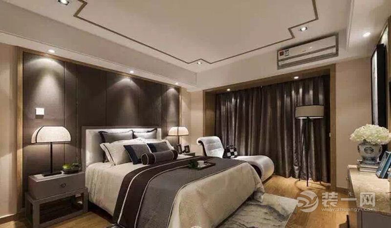 御龙天峰 114平 四居室 造价16万 魅力新中式 卧室