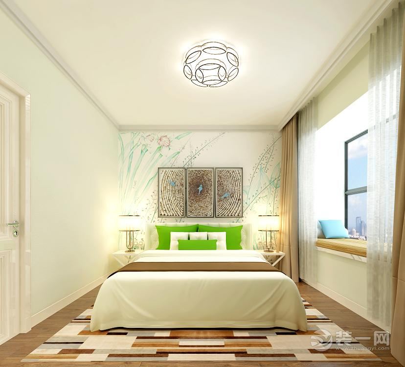 重庆业之峰  约克郡  65平 二居室 造价11万 现代 卧室