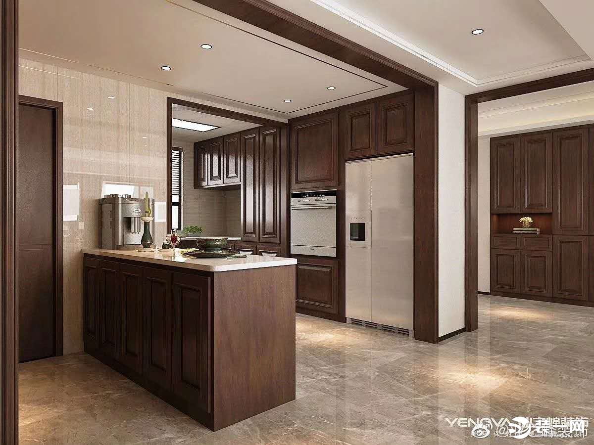 重庆天地新中式风格厨房装修效果图