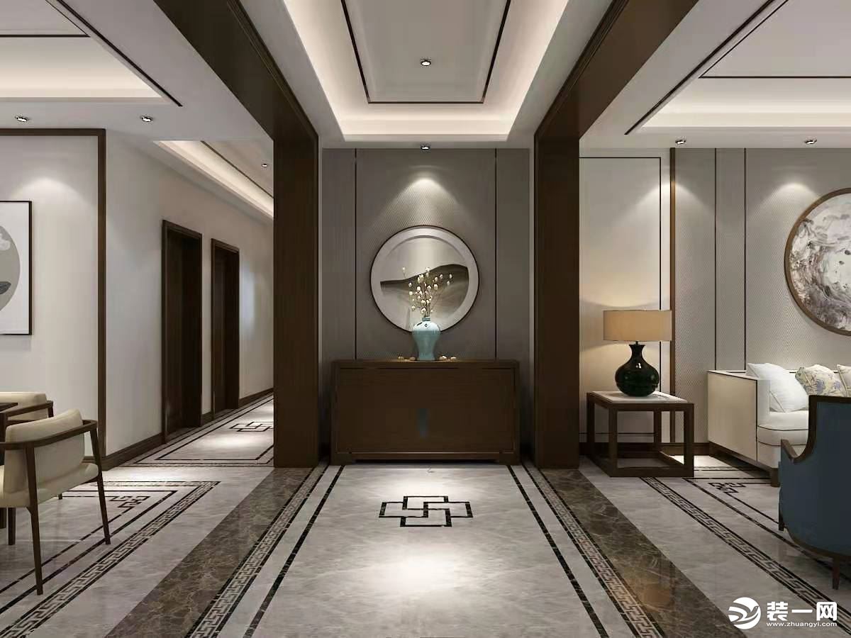 室内设计酒店卫生间过道设计3d效果图图片素材-编号04872997-图行天下