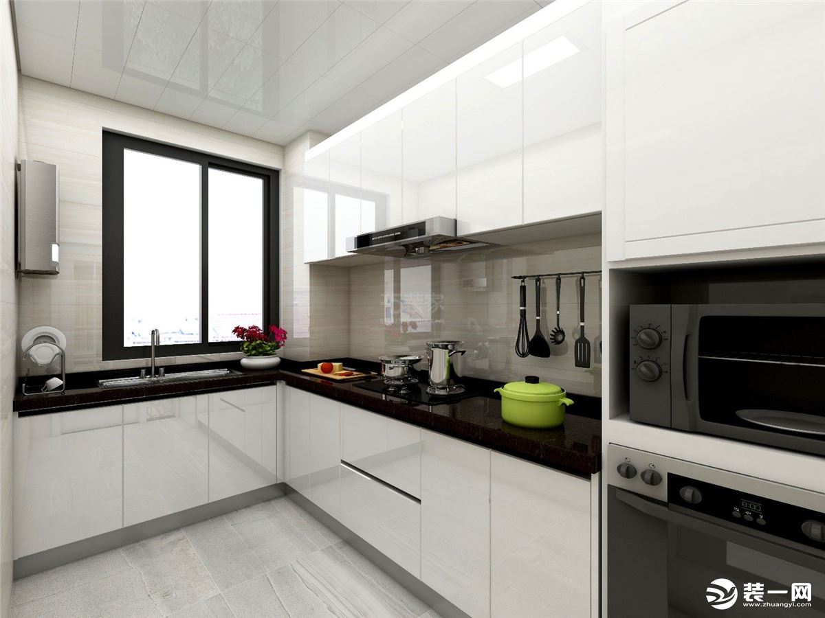 杨凌人才公寓现代简约风格半包7W 厨房