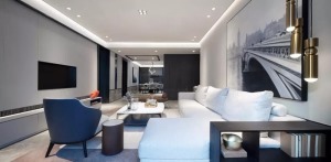 【中铁琉森水岸】160平四居室现代简约设计方案