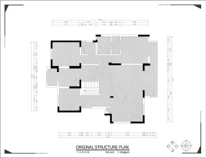 西安龙湖香体国际社区复式房子美式风格半包装修方案，平面图