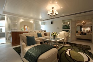 西安绿地与湖别墅地中海风格设计方案，休闲室