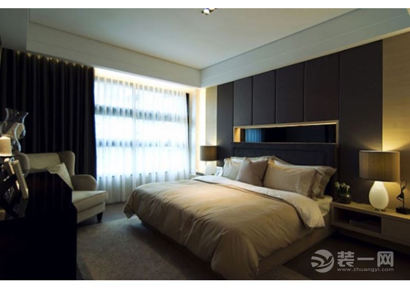 宁波原朴装饰中海国际欧式卧室装修案例