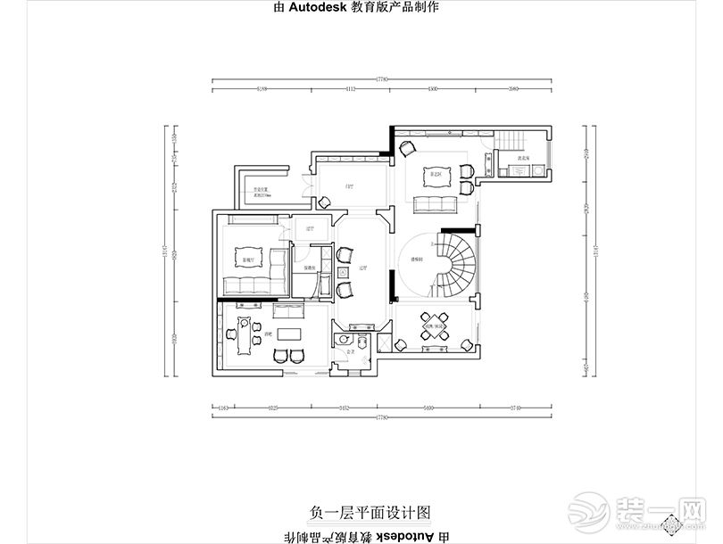 负一楼平面图