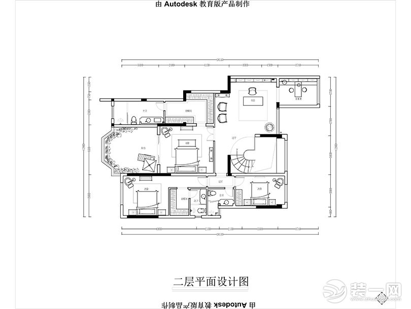 二楼平面图