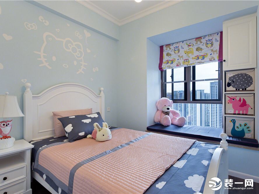 重庆乐尚装饰丨金科世界城111平 美式设计 卧室展示