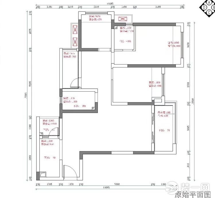 拉菲公馆  原始布局图