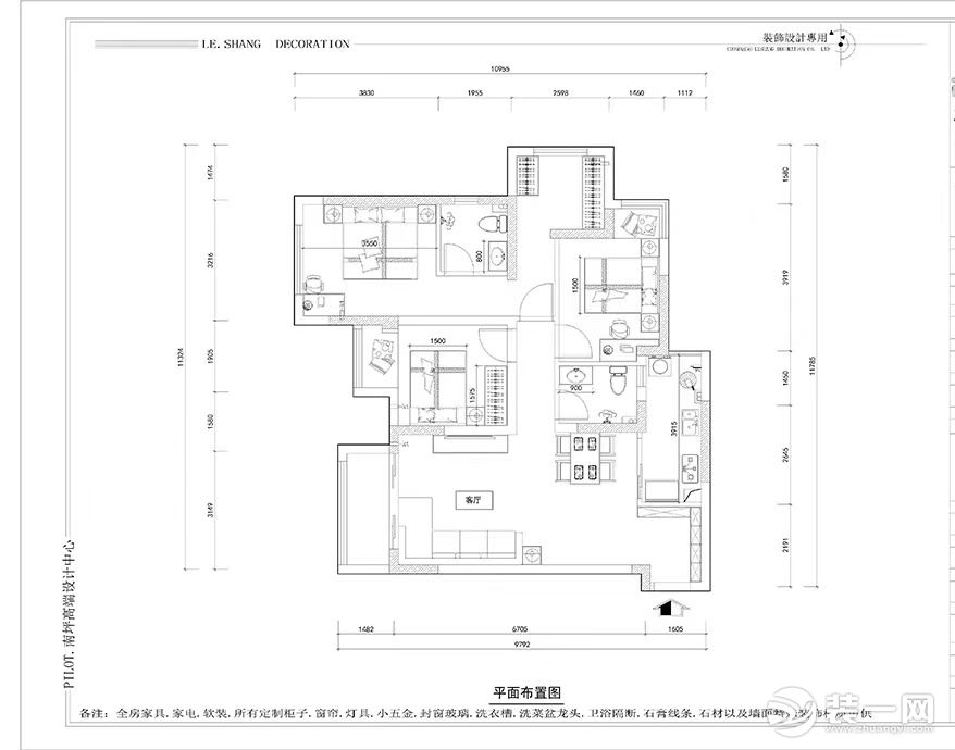 千江凌云  平面布局图