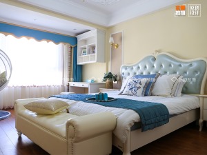 重庆乐尚装饰 金色时代150平米四室三厅美式风格卧室