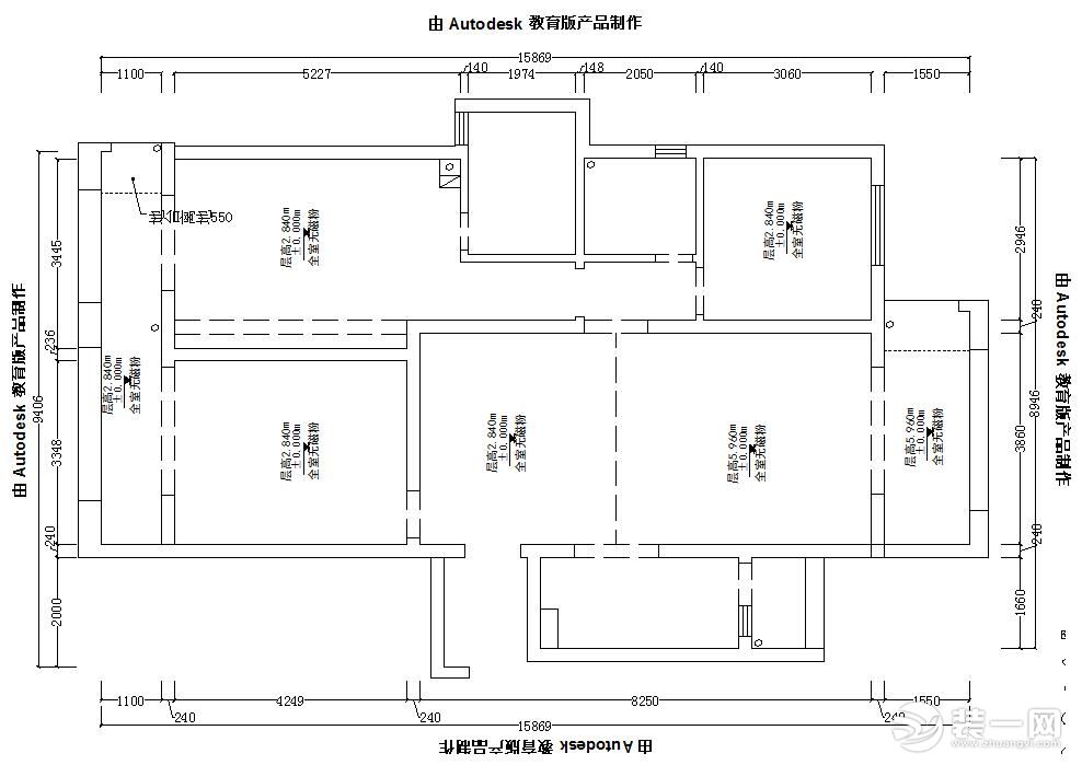 喜百年裝飾——中央公園115（套內(nèi)）北歐風(fēng)格