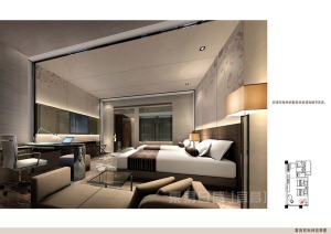 宜昌虹桥国际酒店17000平新中式装修效果图客房