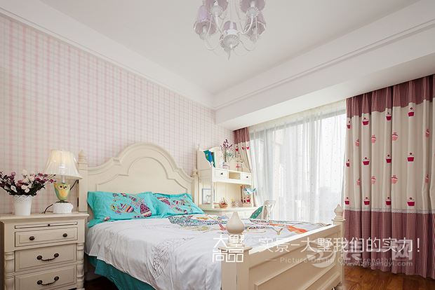 卧室『纯美时光』128㎡橡树湾39幢·有情趣的生活姿态  	三居	美式	苏州大墅尚品装饰