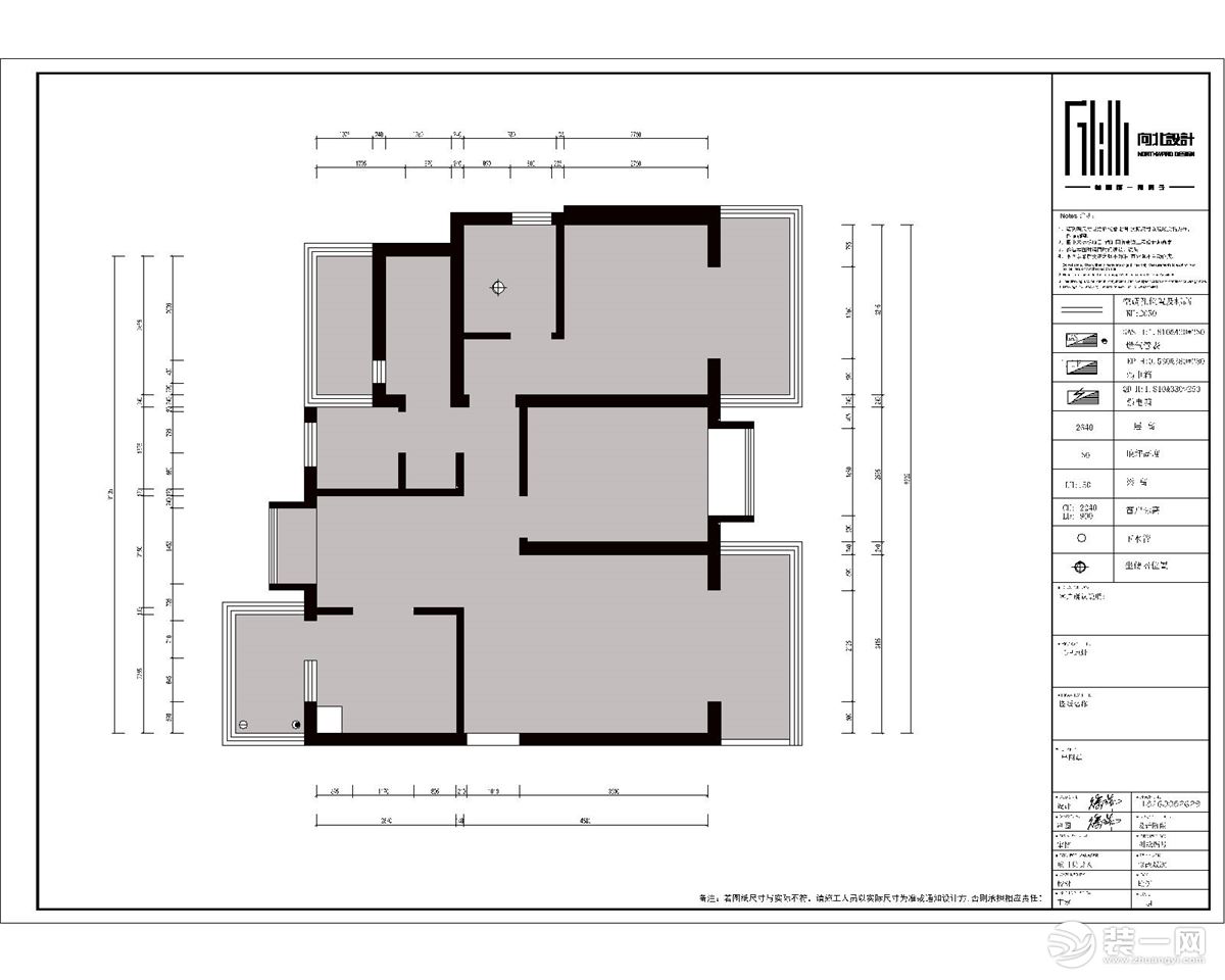 南京米筑整装燕江府110m²三室美式轻奢风格效果图