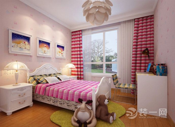 郑州正商华钻129平-三居室简欧风情设计图 儿童房