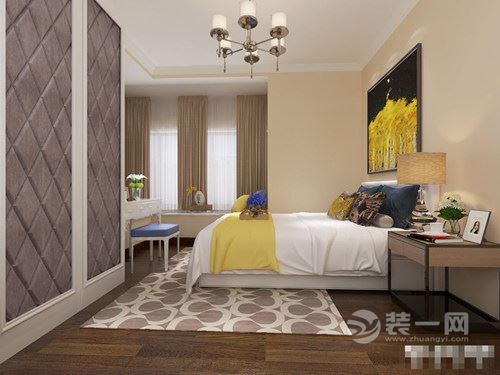 完美家装-亚星盛世-87平两居室-现代简约设计图集-卧室