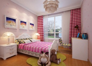 郑州正商华钻129平-三居室简欧风情设计图 儿童房