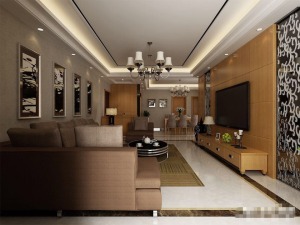 郑州升龙城装修-130平米三居室现代简约风格装修