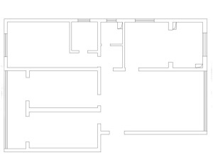 正商中州城128平三居室混搭风情设计图-户型图