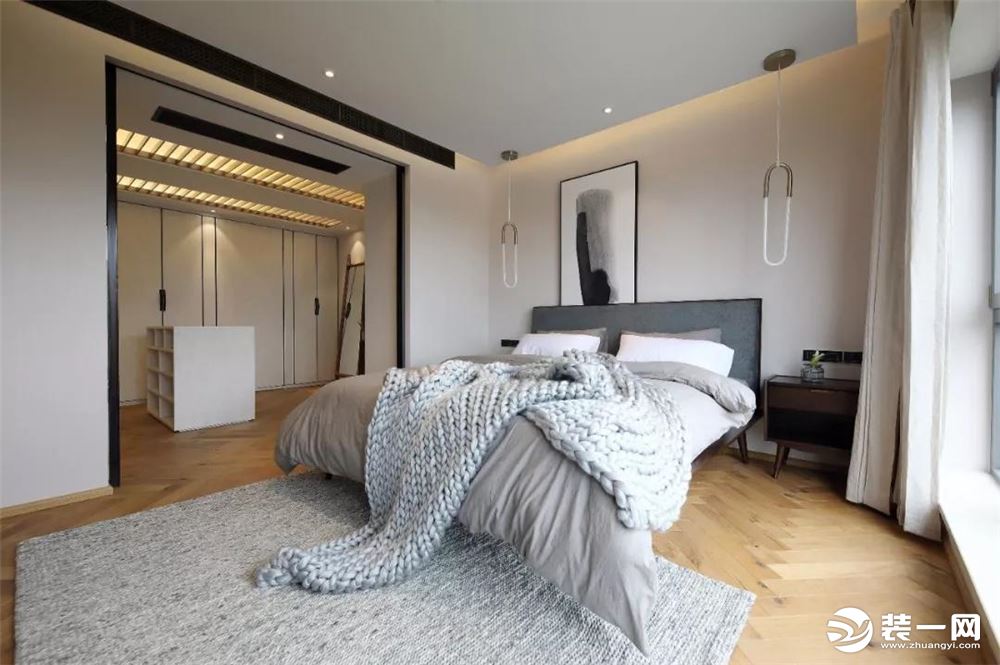 昆明久居装饰   观云海   三居室   简约风格   98平米    造价78600元卧室