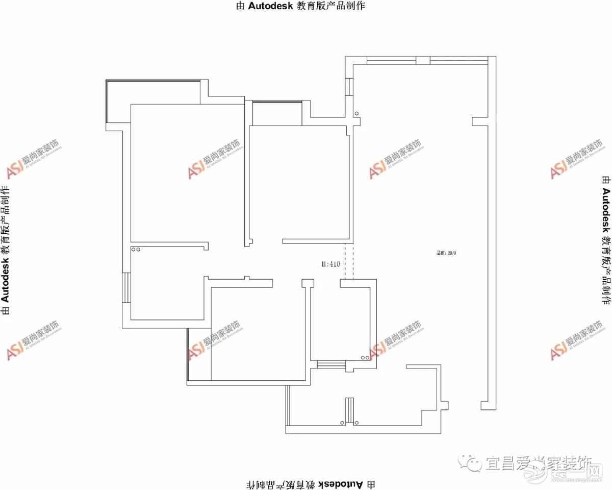 公园里120平三居室现代简约风格装修效果图