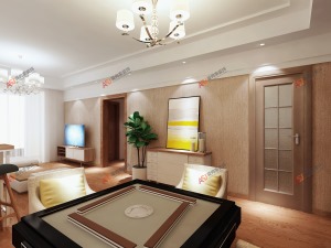 【星湖湾】80平米二居室现代风格装修效果图餐厅